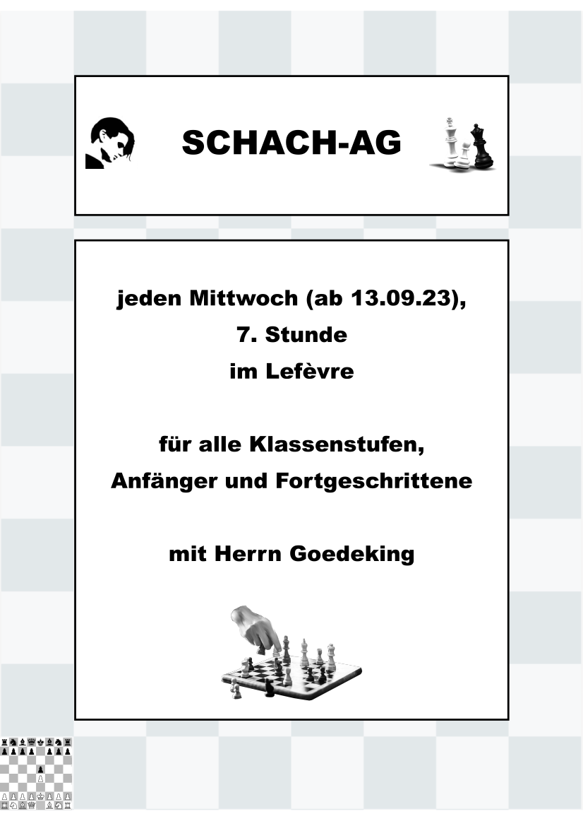 Schach AG Flyer