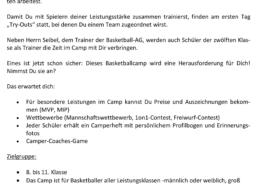 Basketball Projektwoche