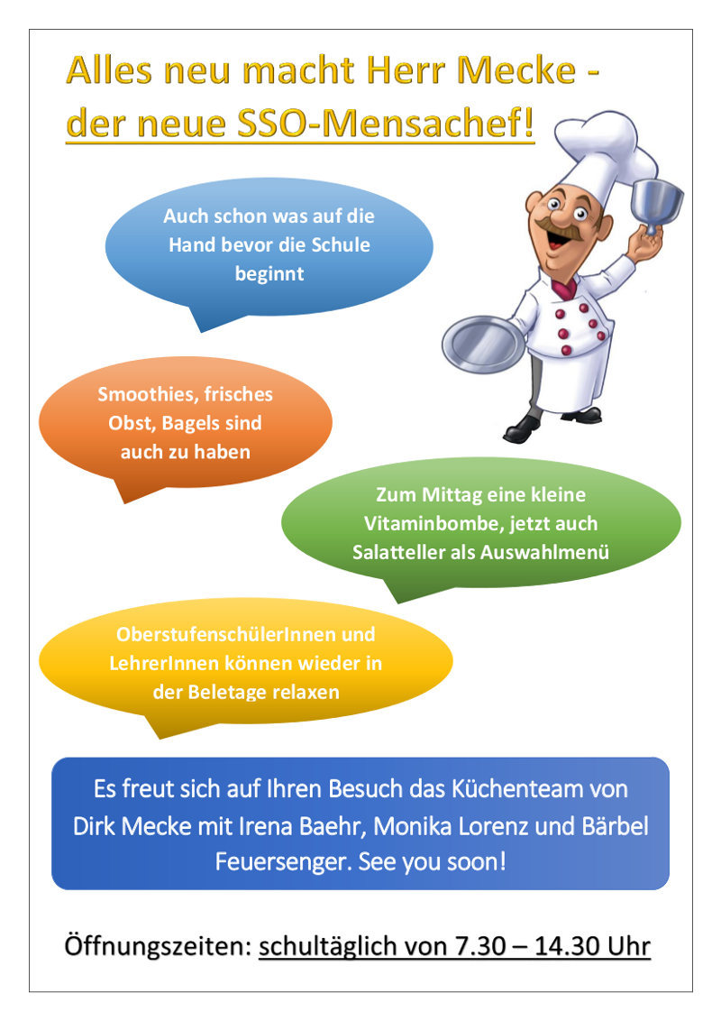 Neuer Mensachef