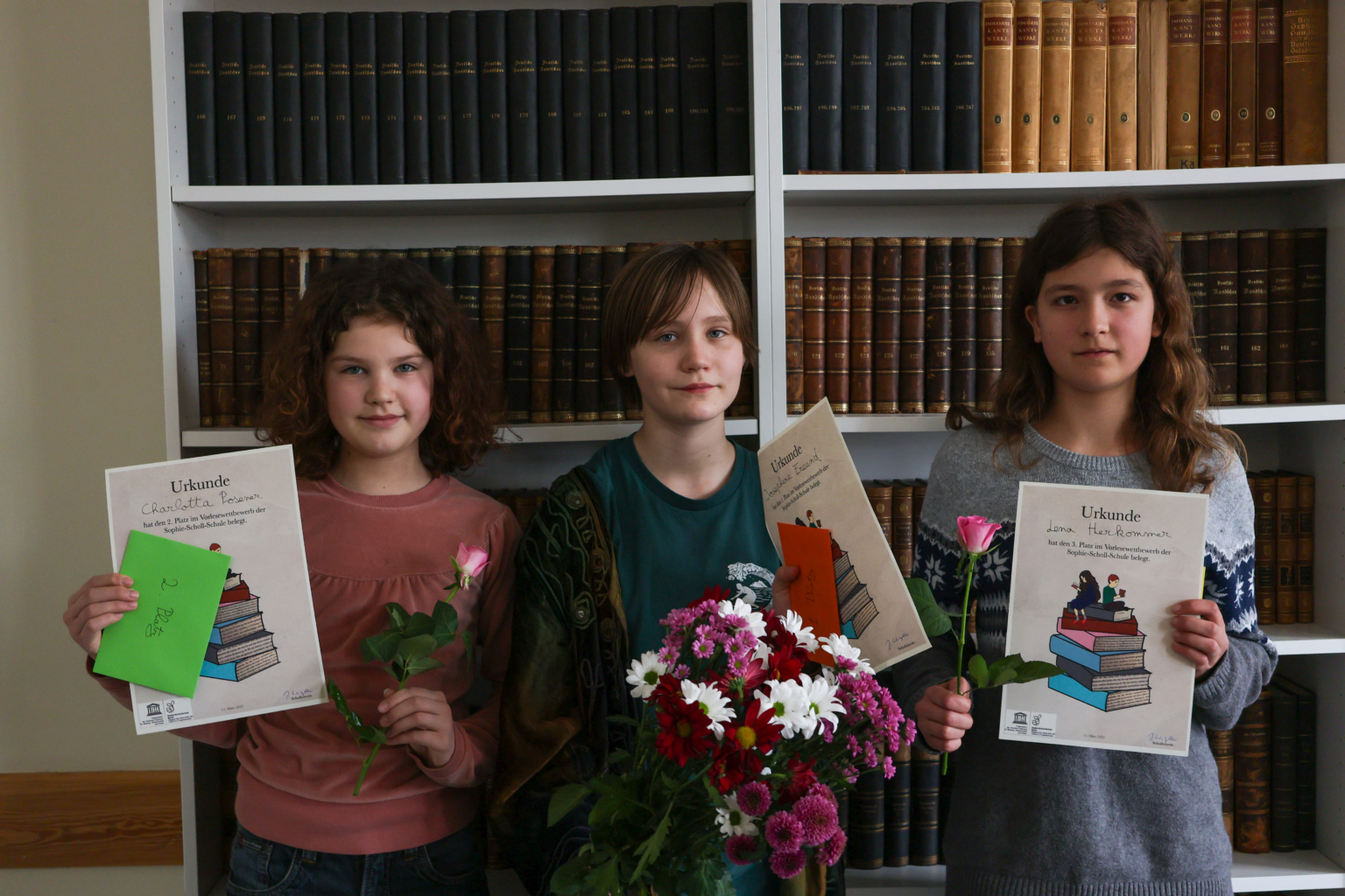 Der Vorlesewettbewerb 2025 Sophie Scholl Schule